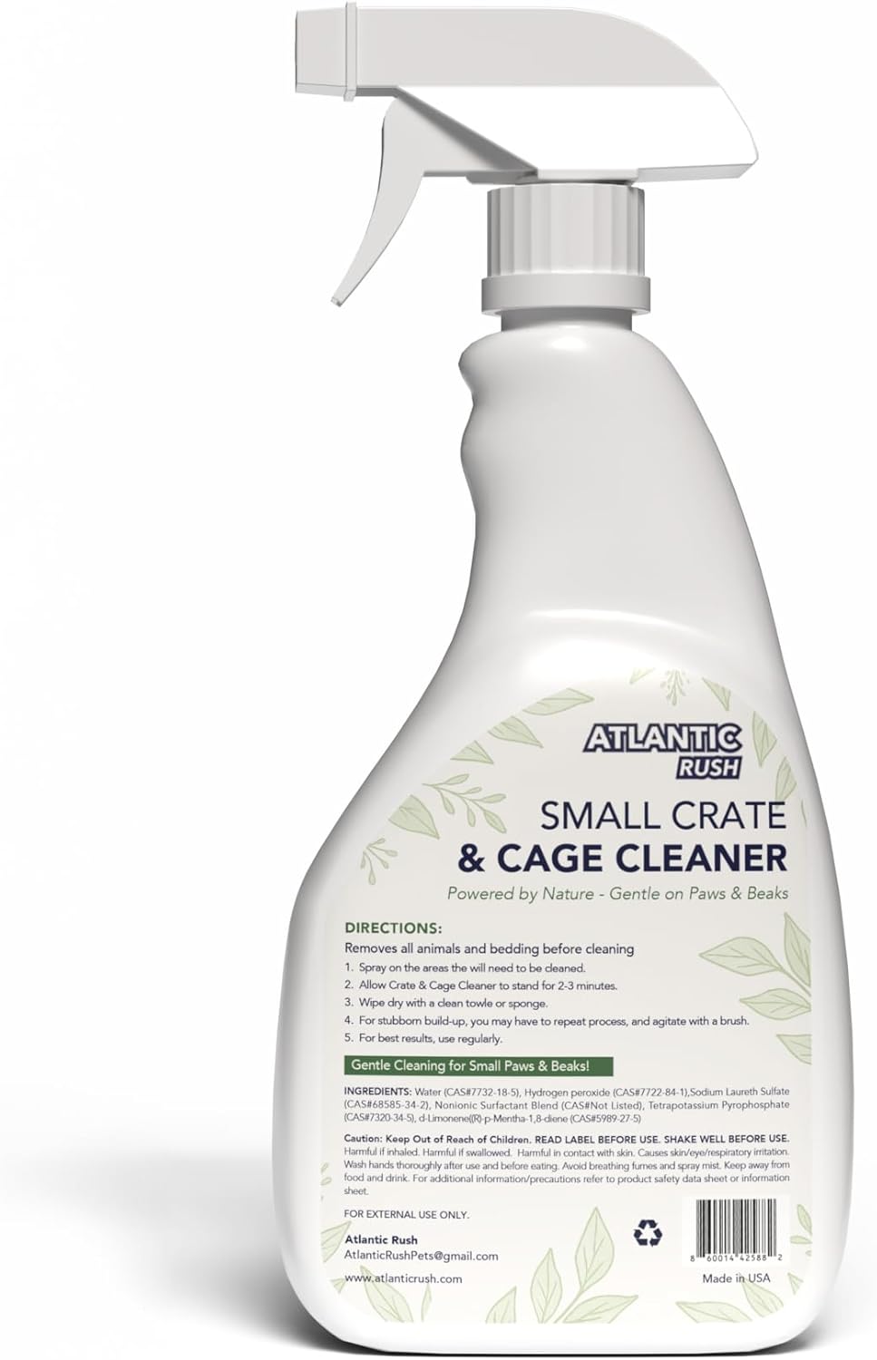 Small Animal Cage Cleaner Spray - 24oz Bottle