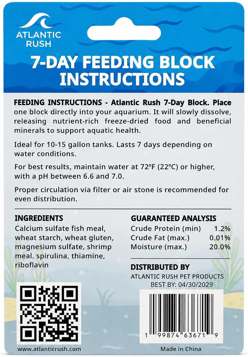 7-Day Vacation Feeder Blocks