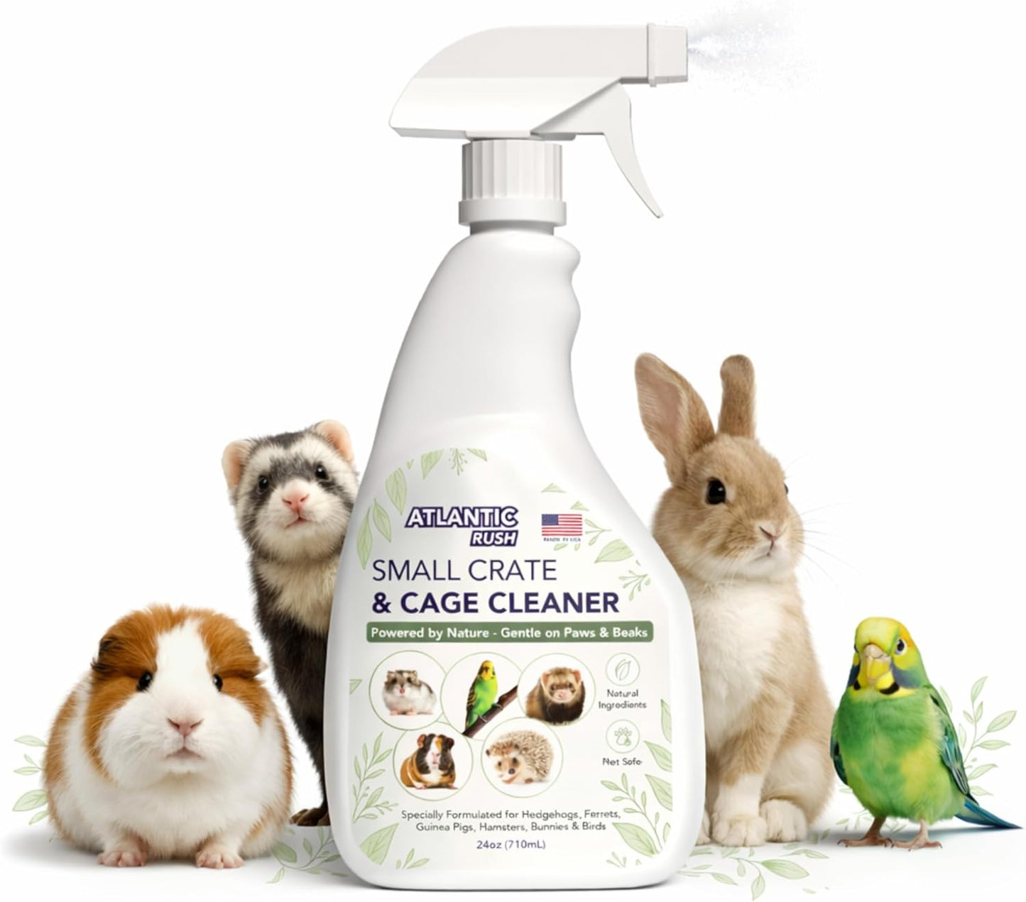 Small Animal Cage Cleaner Spray - 24oz Bottle