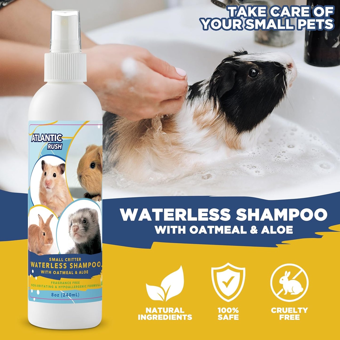 Waterless Fragrance Free Critter Shampoo