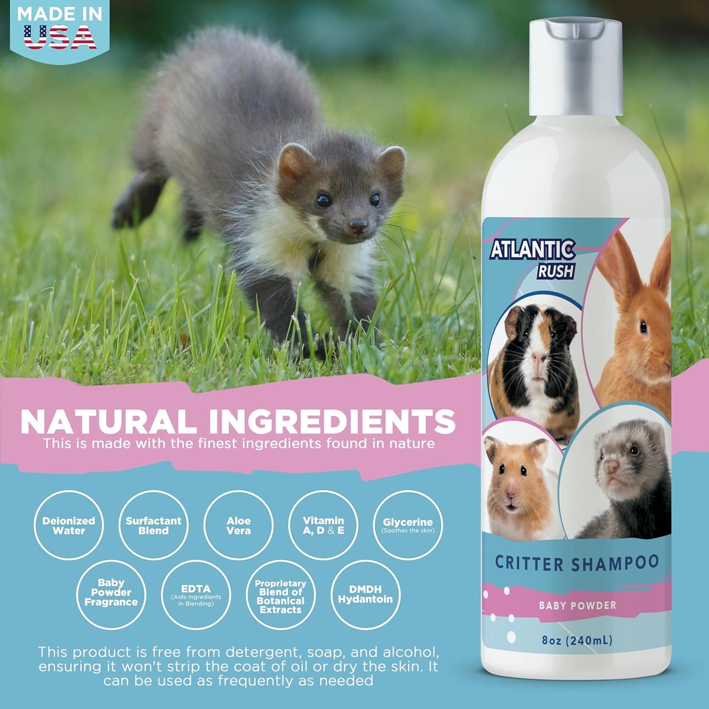 Baby Powder Scented Critter Shampoo