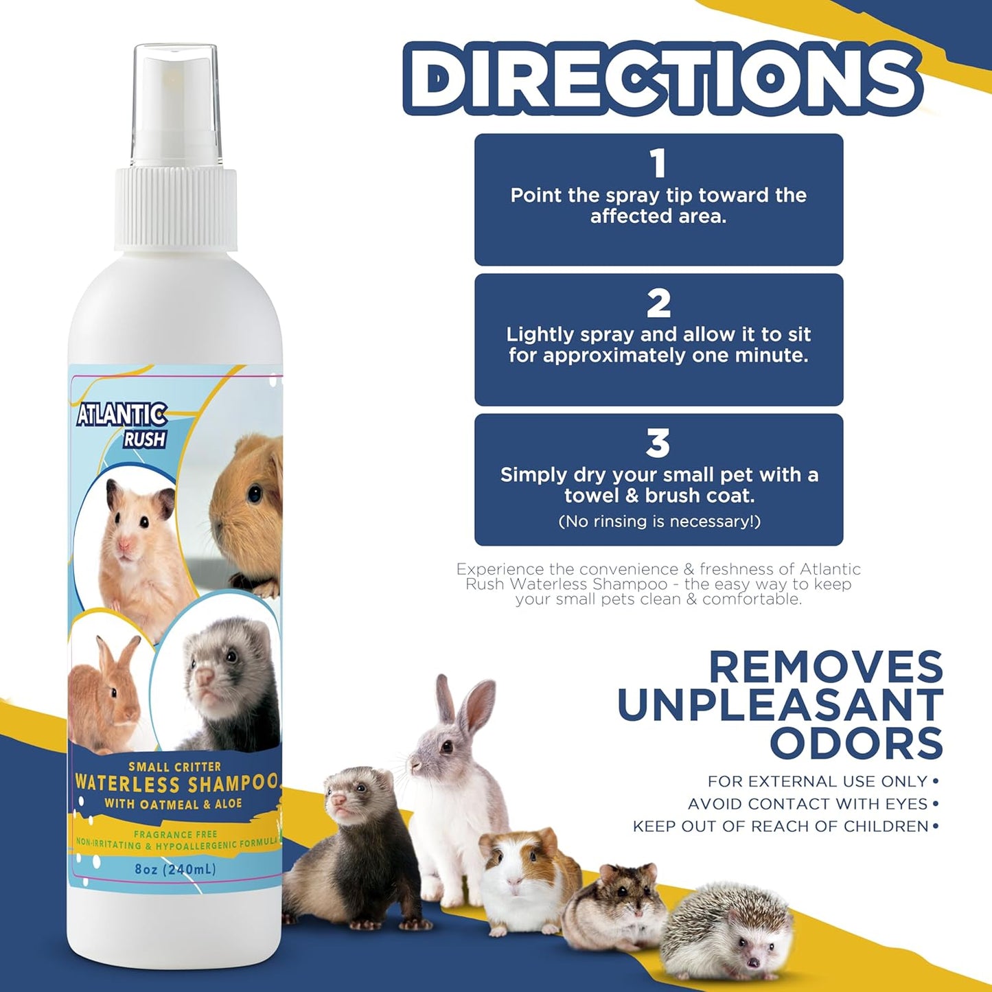 Waterless Fragrance Free Critter Shampoo