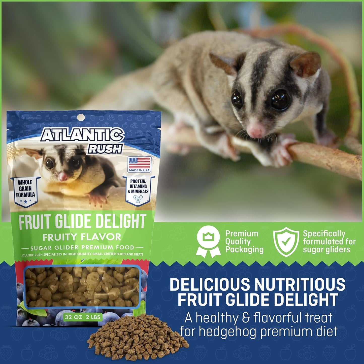 Fruit Glide Delight - Sugar Glider Premium Food