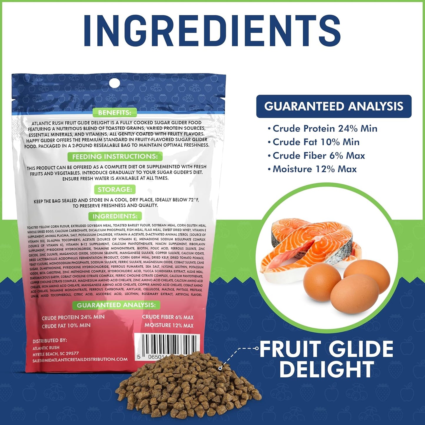 Fruit Glide Delight - Sugar Glider Premium Food