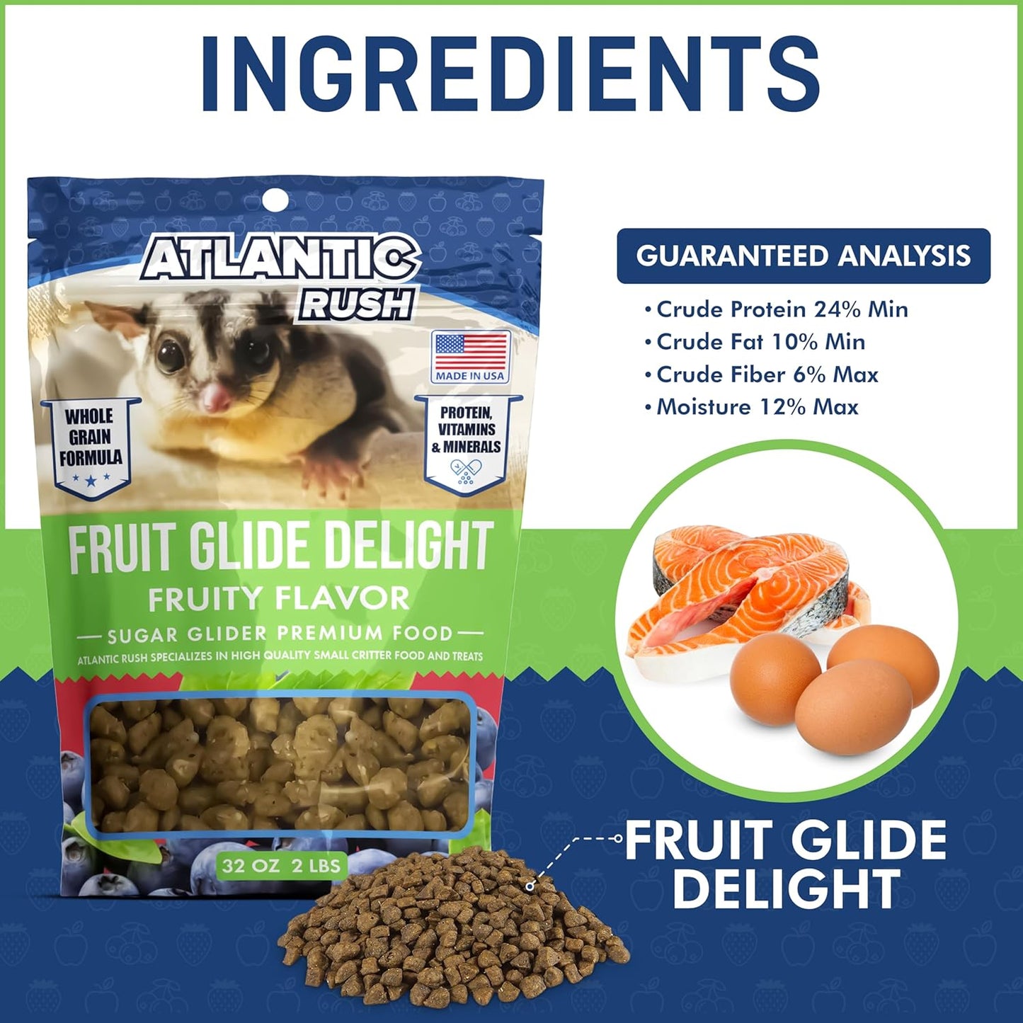 Fruit Glide Delight - Sugar Glider Premium Food