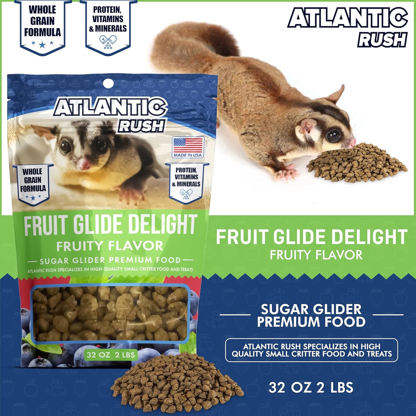 Fruit Glide Delight - Sugar Glider Premium Food