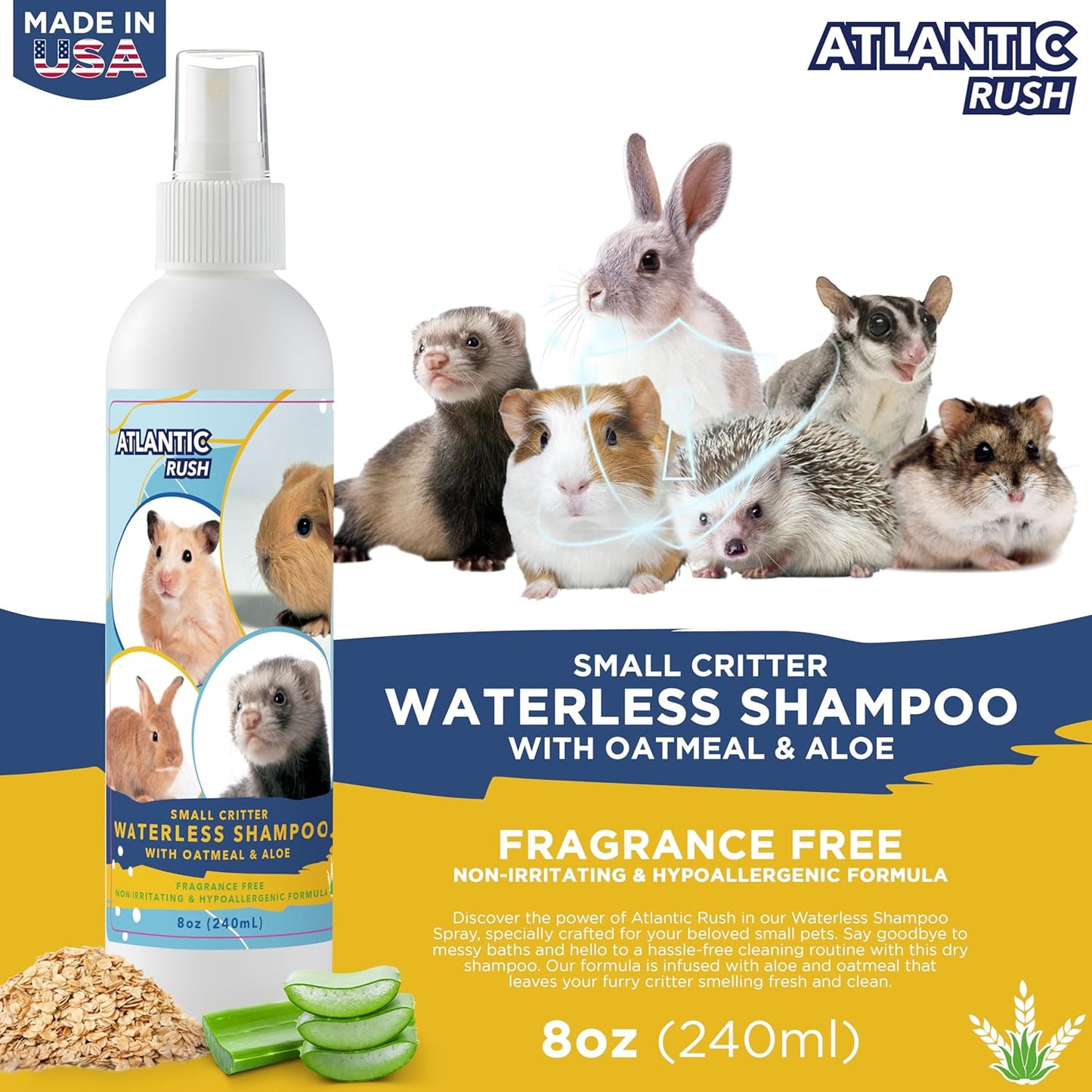 Waterless Fragrance Free Critter Shampoo