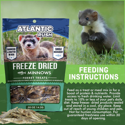 Freeze-Dried Minnow Ferret Treats