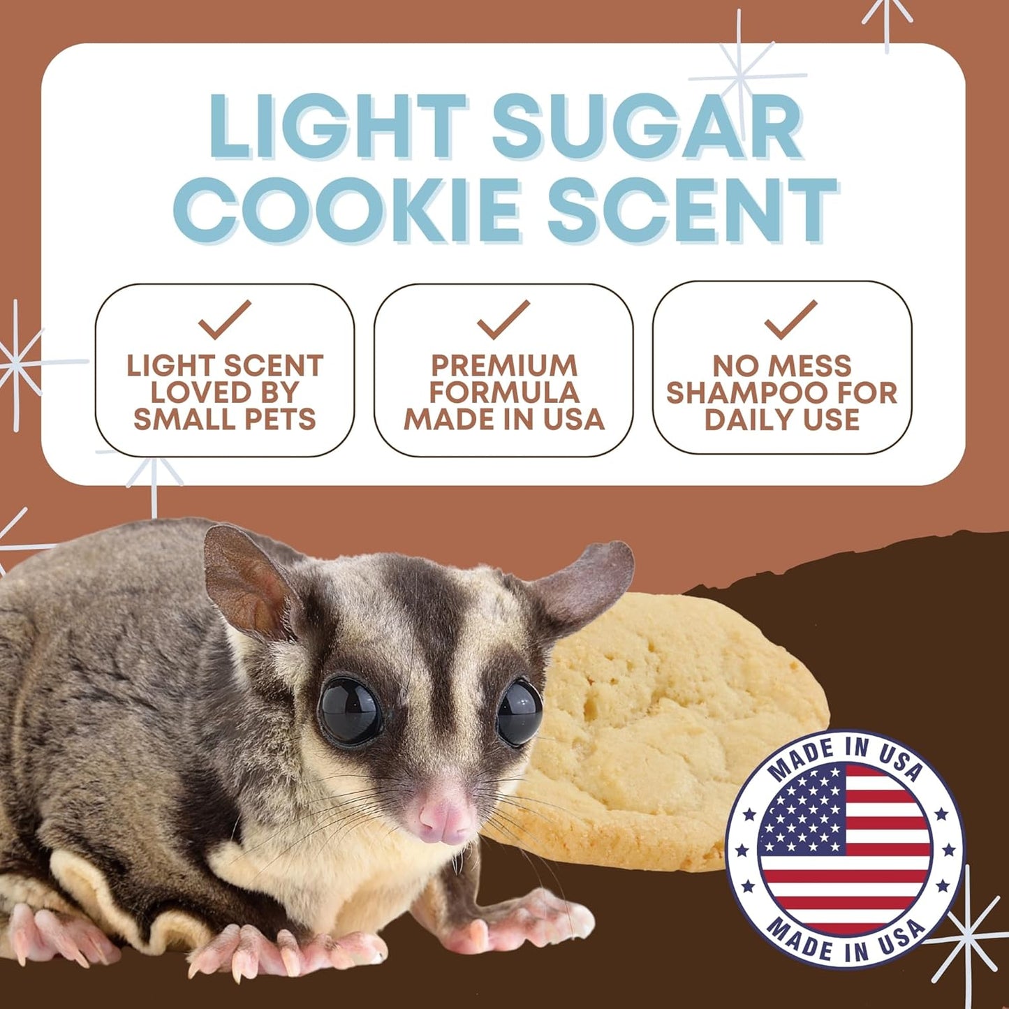 Waterless Sugar Cookie Scented Critter Shampoo