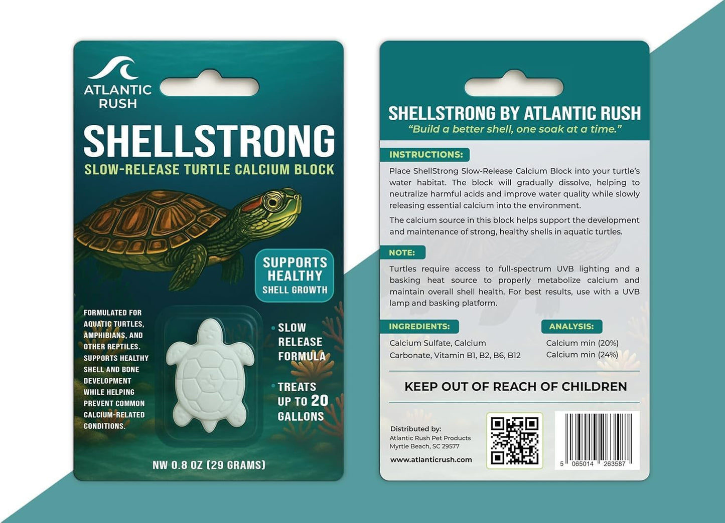 Shellstrong: Calcium Block for Turtles
